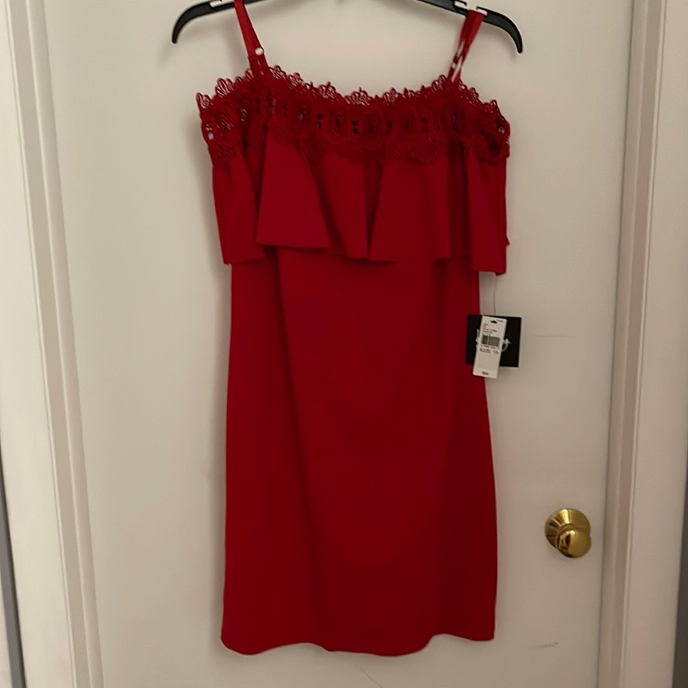 Women’s red dress. Size 15